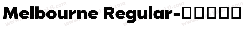 Melbourne Regular字体转换